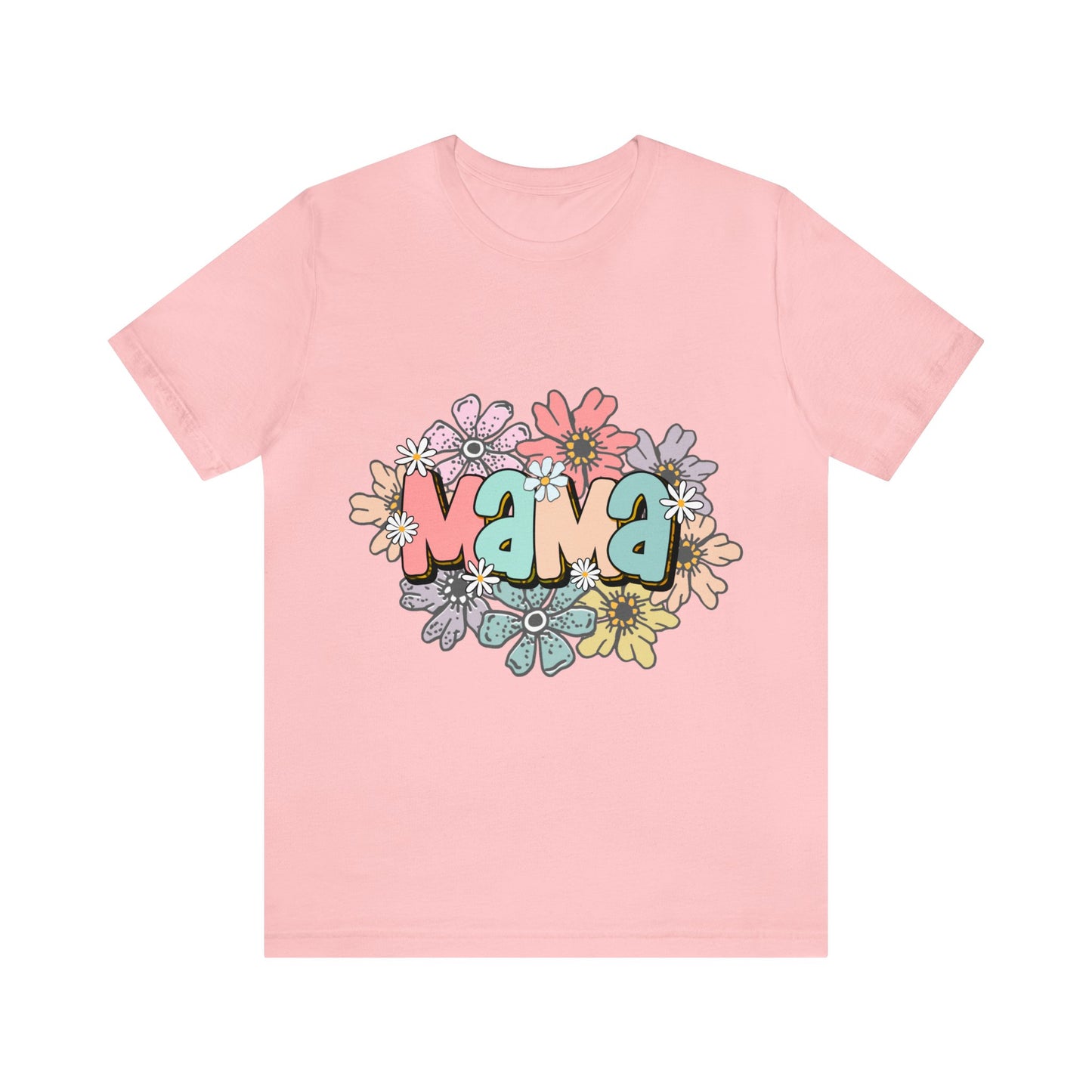 Mama Flower Unisex Jersey Short Sleeve Tee - TX Threads & Crafts