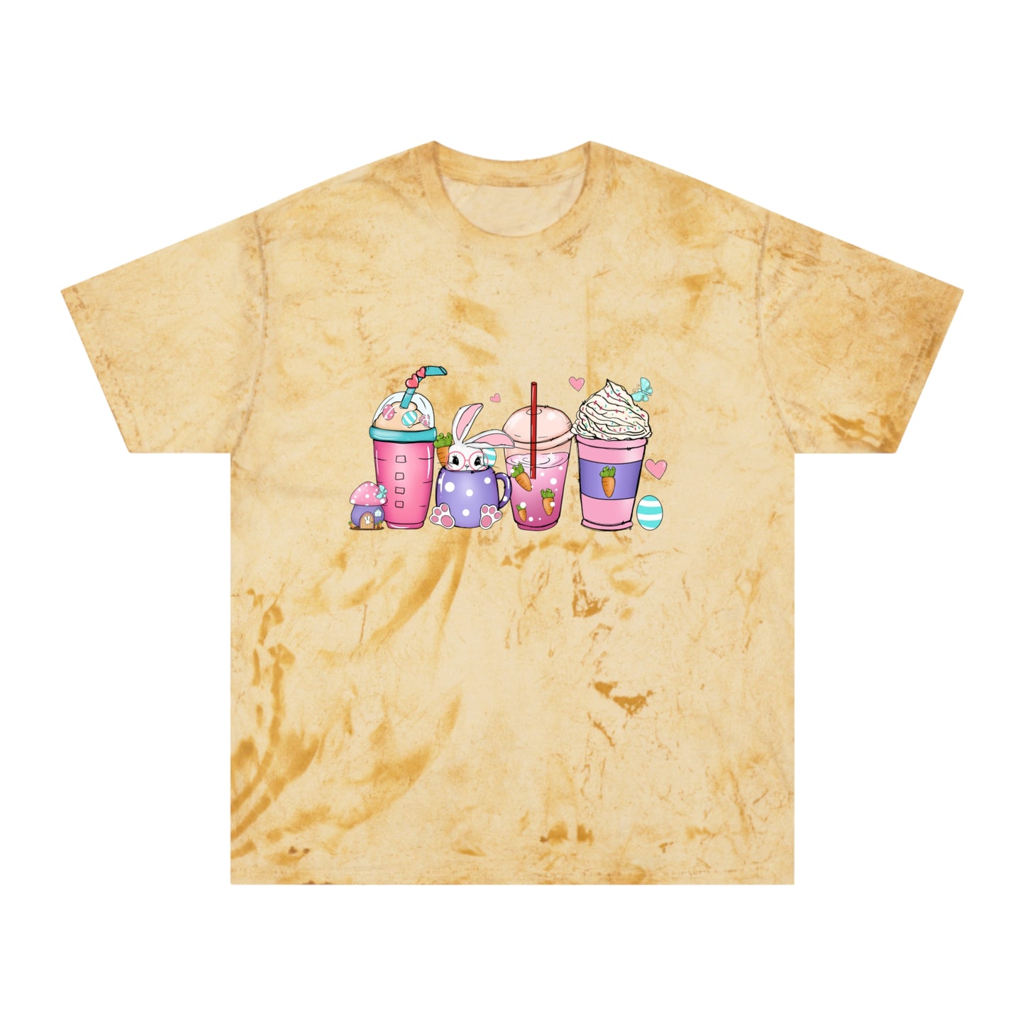 Easter Coffee Unisex Color Blast T-Shirt - TX Threads & Crafts