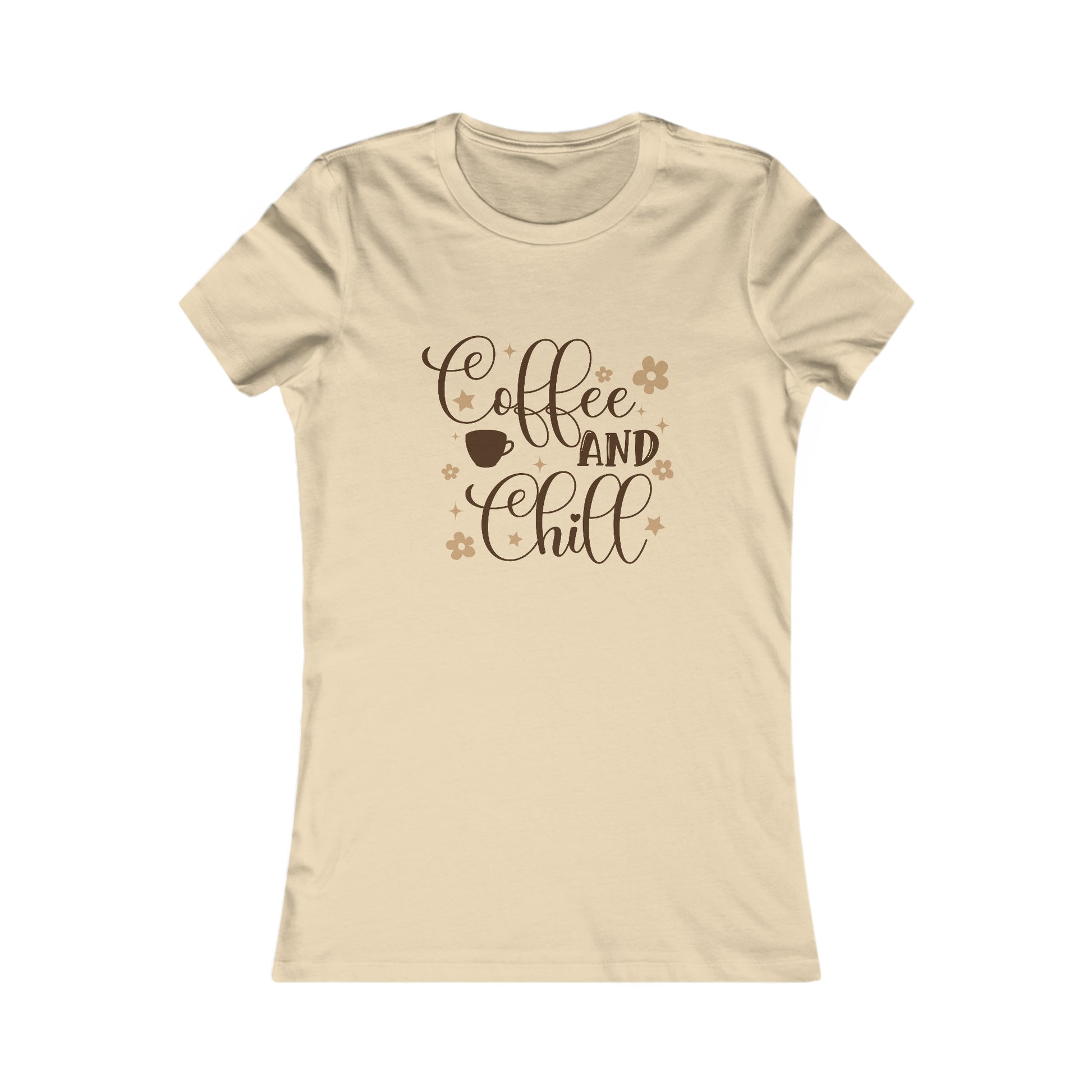 Coffee and Chill Retro Women's Favorite Tee - TX Threads & Crafts