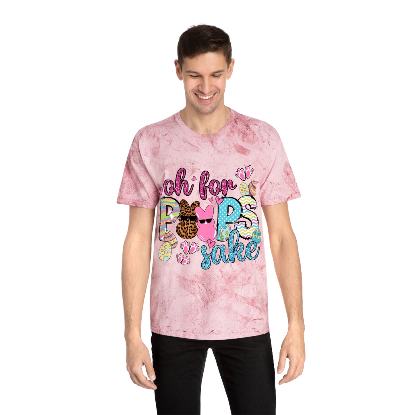 Oh for Peeps Sake Unisex Color Blast T-Shirt - TX Threads & Crafts