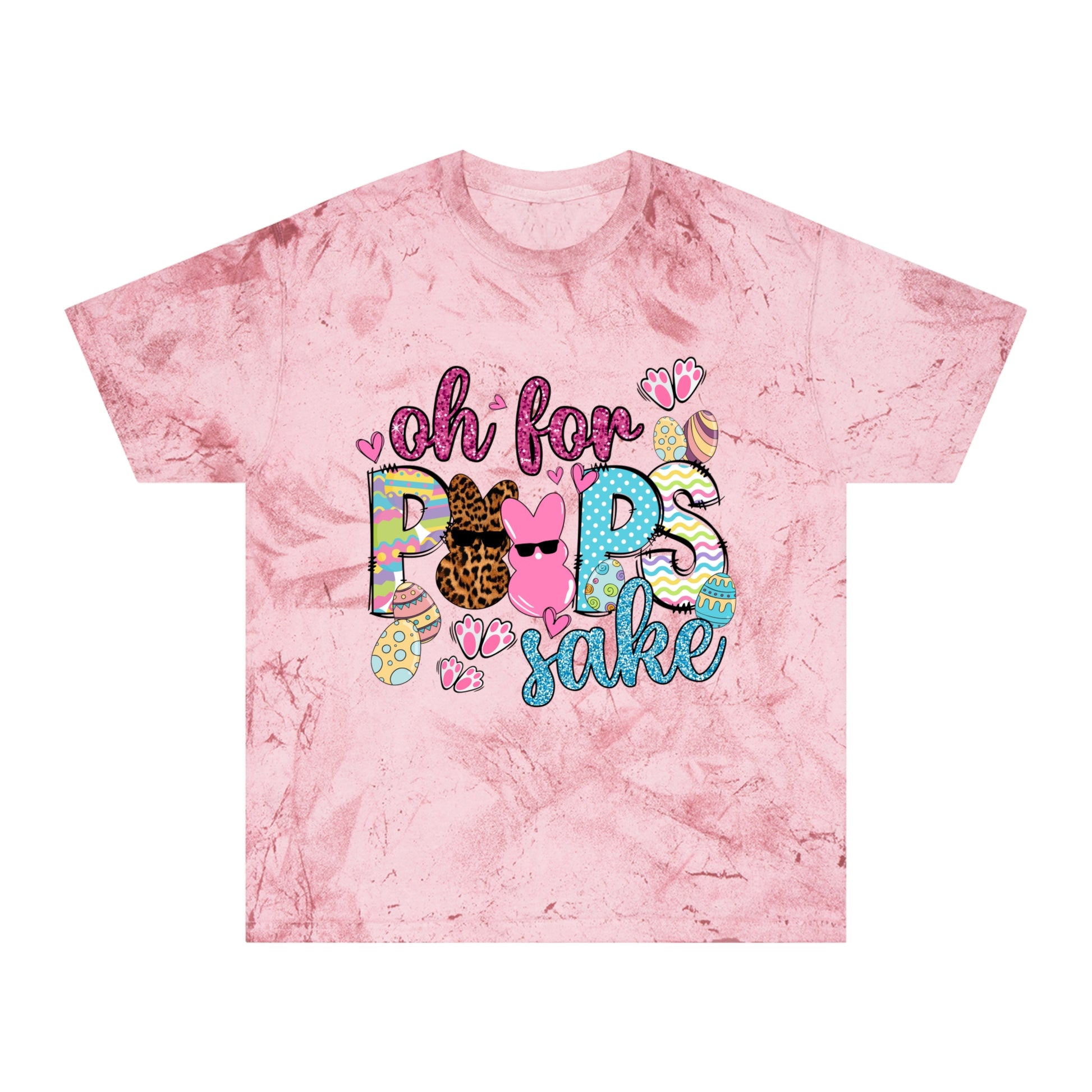 Oh for Peeps Sake Unisex Color Blast T-Shirt - TX Threads & Crafts