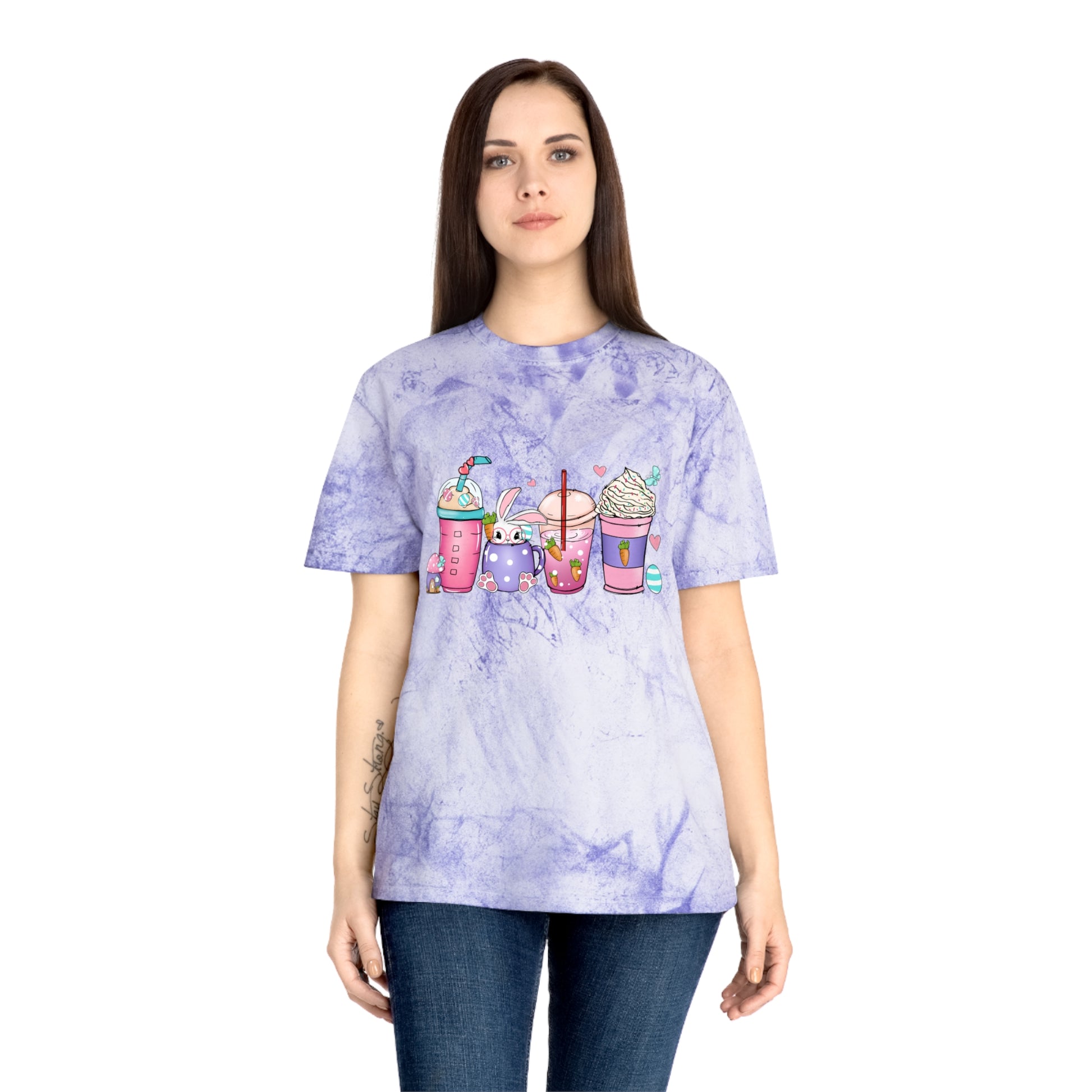 Easter Coffee Unisex Color Blast T-Shirt - TX Threads & Crafts