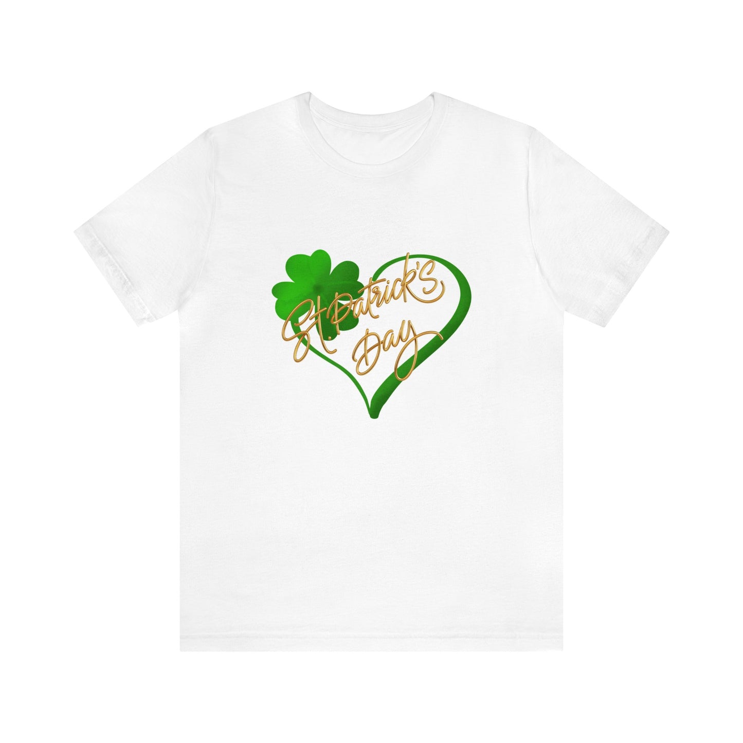 I love St. Patrick's Unisex Jersey Short Sleeve Tee - TX Threads & Crafts