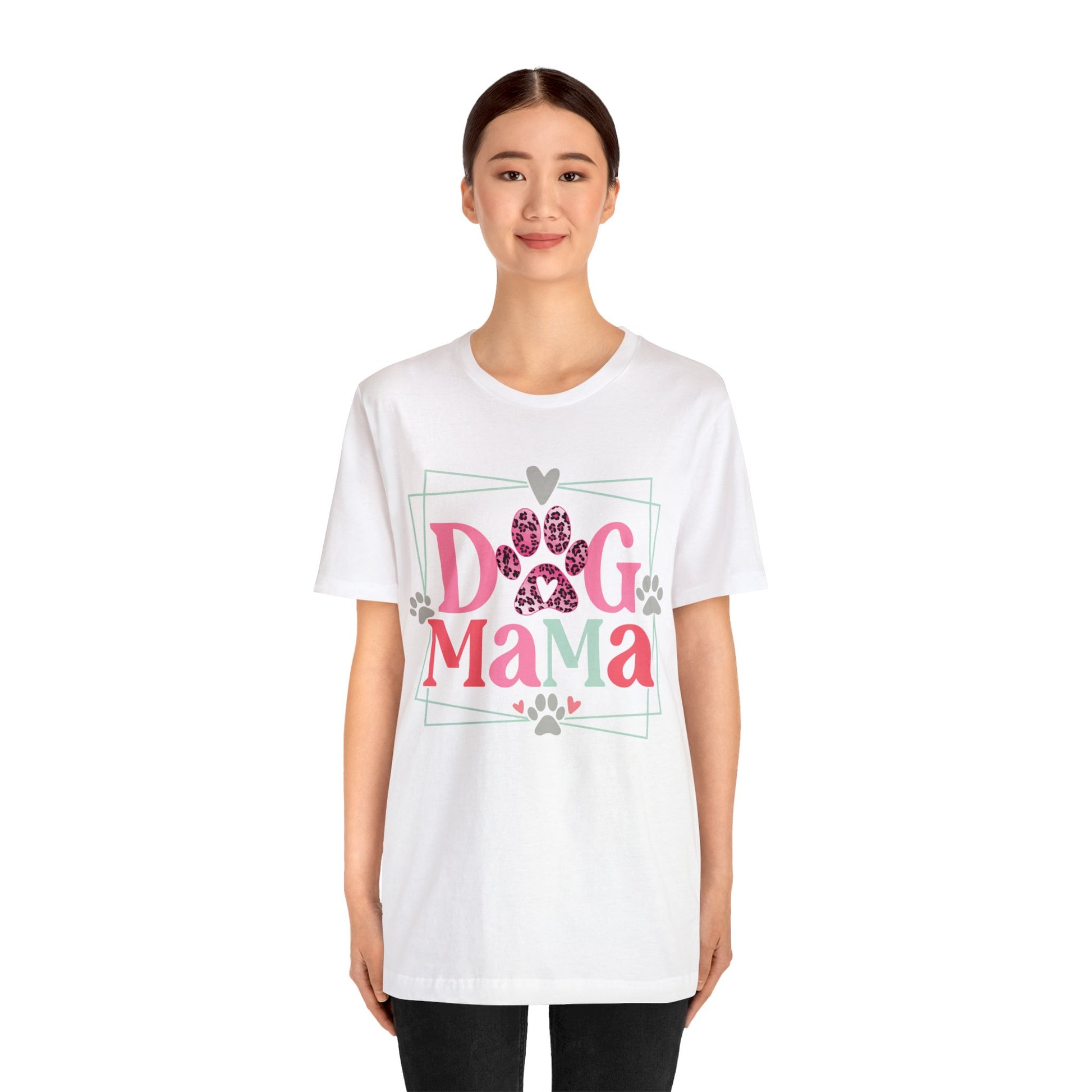 Dog Mama Unisex Jersey Short Sleeve Tee - TX Threads & Crafts