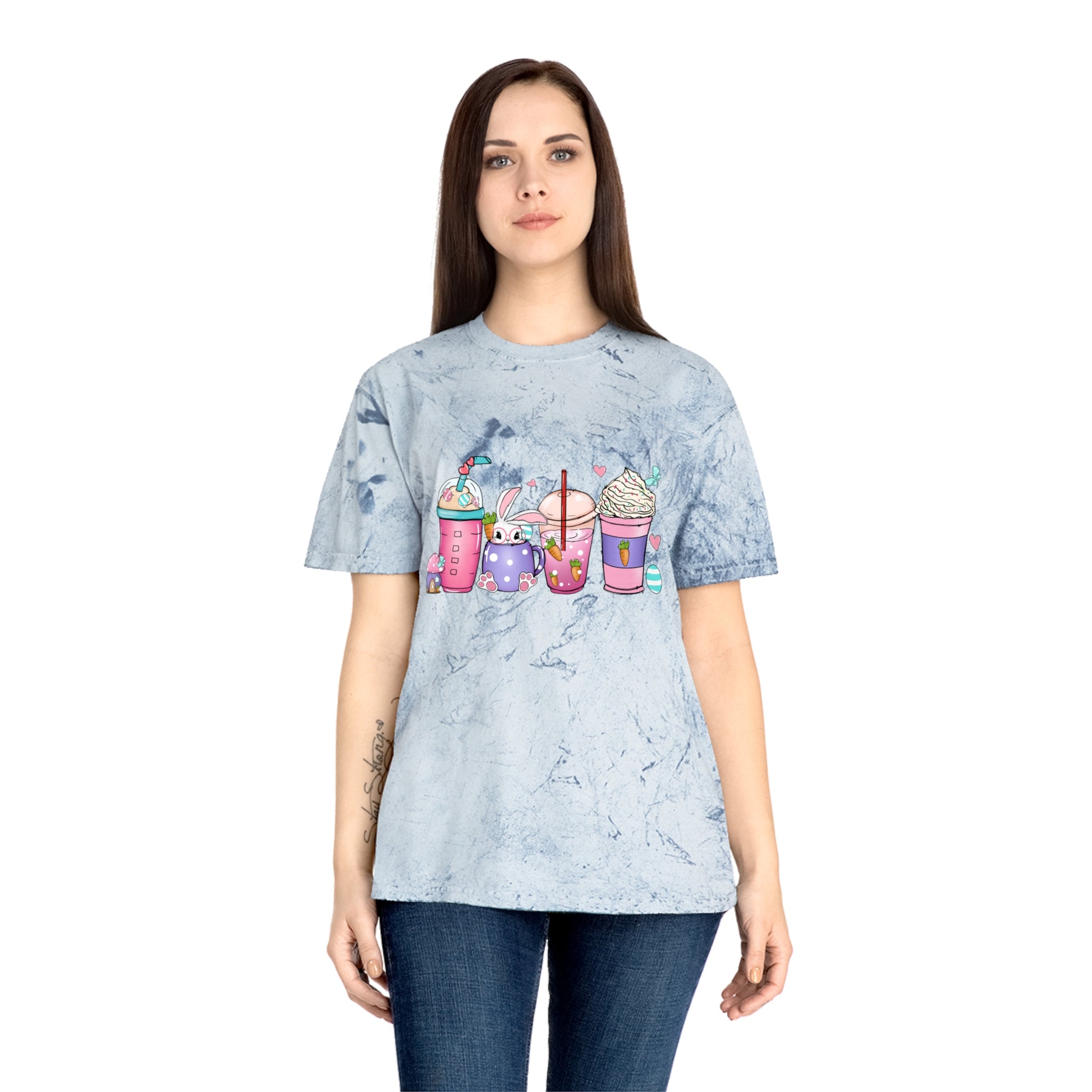 Easter Coffee Unisex Color Blast T-Shirt - TX Threads & Crafts