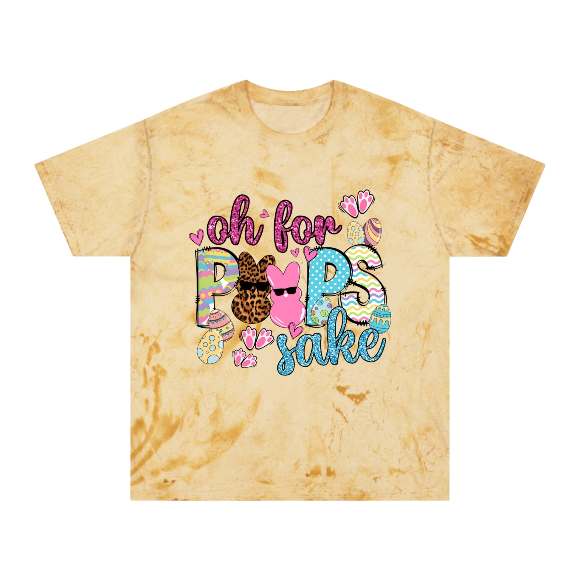 Oh for Peeps Sake Unisex Color Blast T-Shirt - TX Threads & Crafts