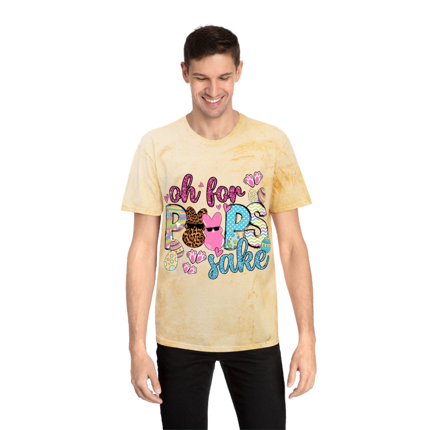 Oh for Peeps Sake Unisex Color Blast T-Shirt - TX Threads & Crafts