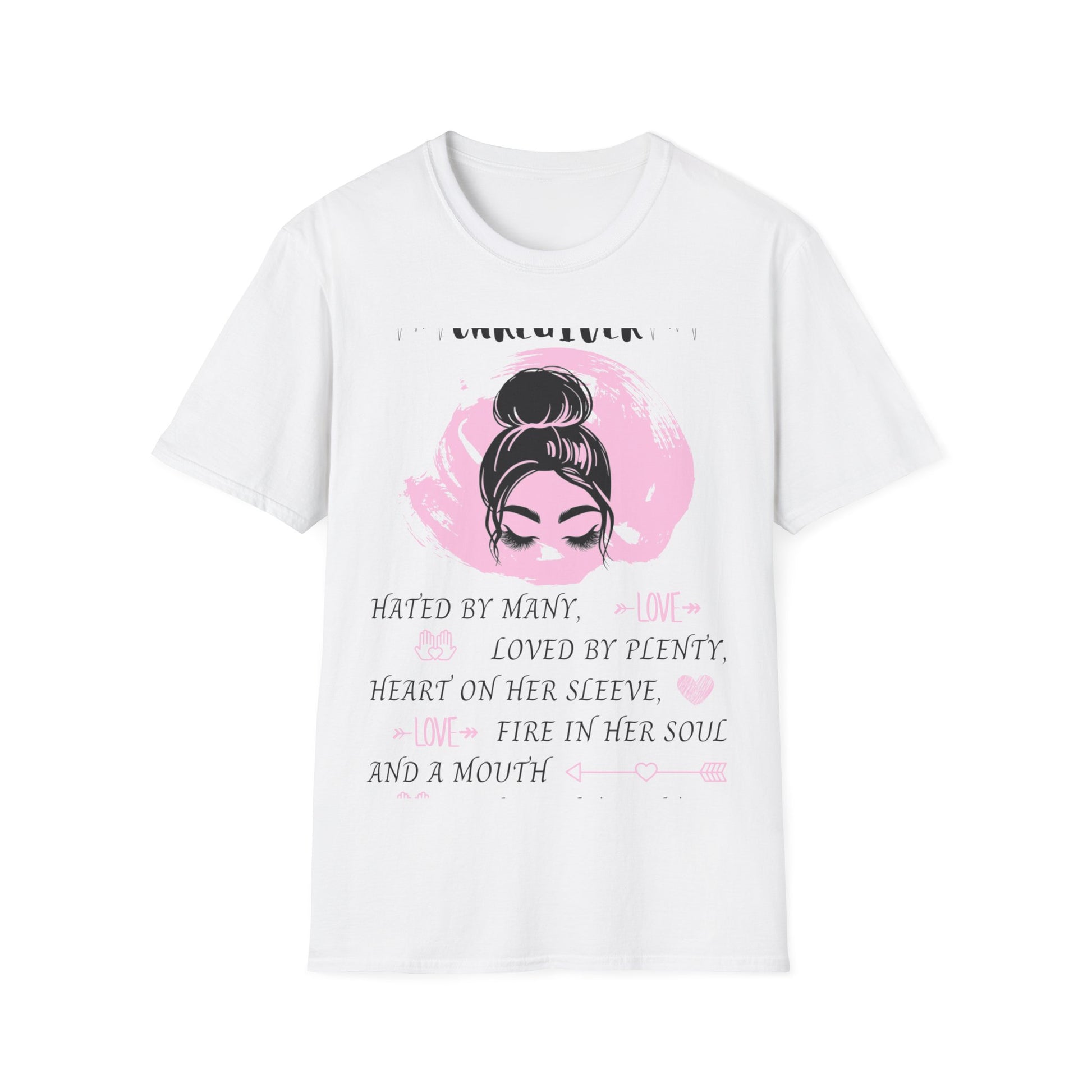 Caregiver Unisex Softstyle T-Shirt - TX Threads & Crafts