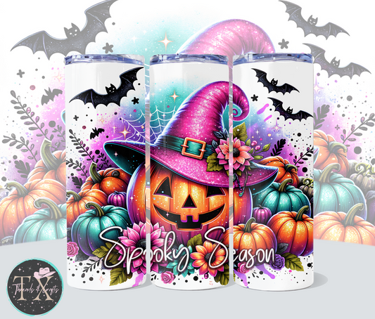 Spooky Season Pumpkin - TX Threads & Crafts