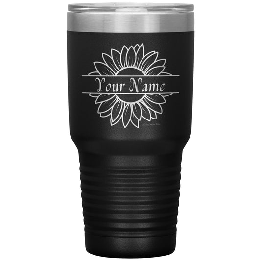30 oz Sunflower Tumbler - TX Threads & Crafts