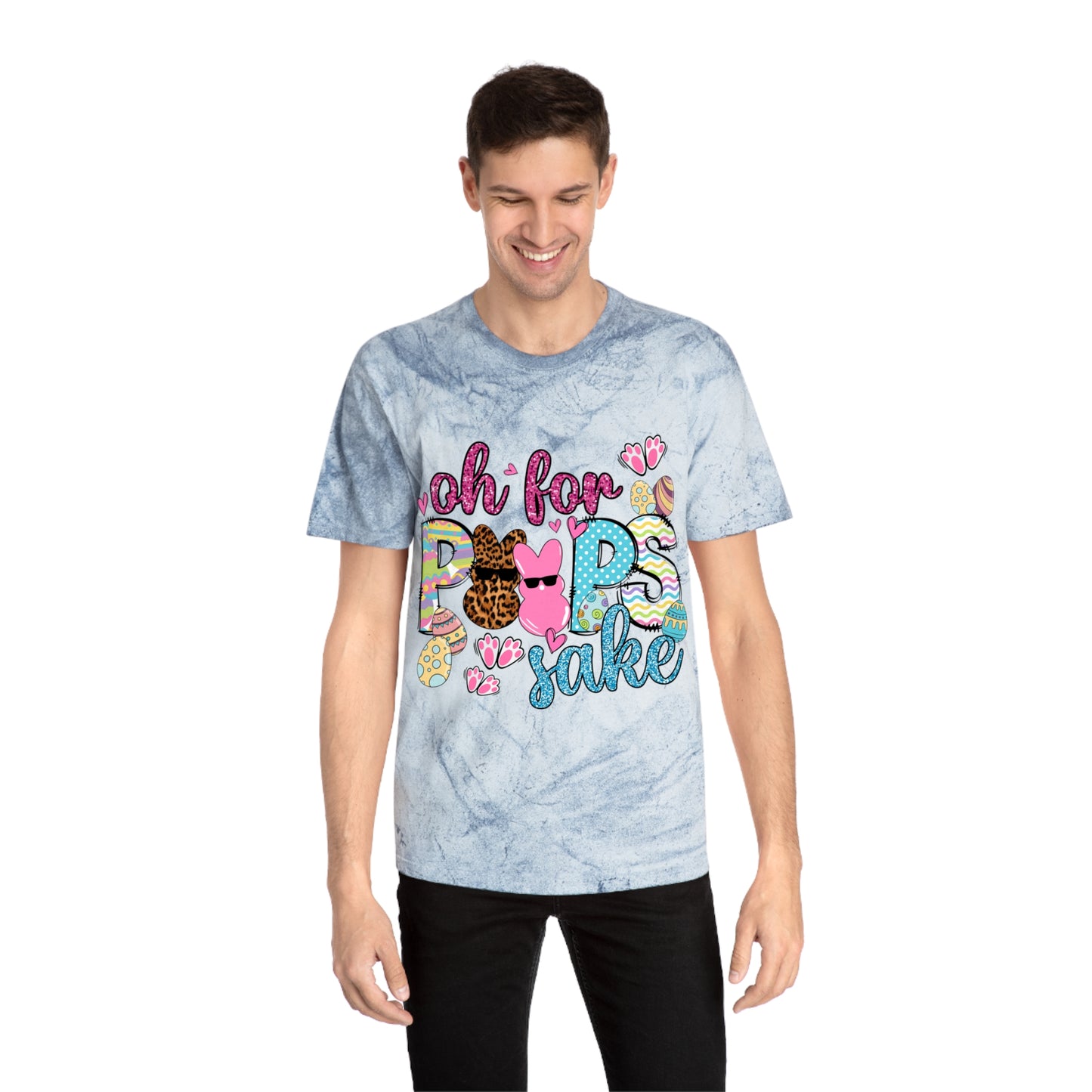 Oh for Peeps Sake Unisex Color Blast T-Shirt - TX Threads & Crafts