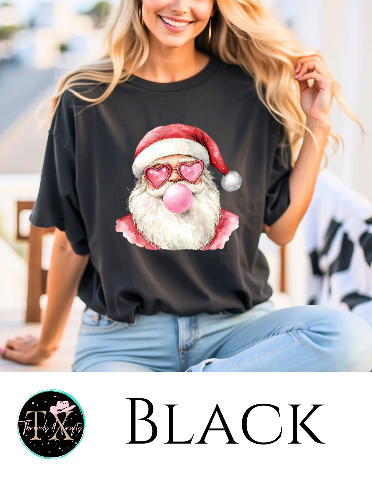 Santa Bubblegum unisex tee