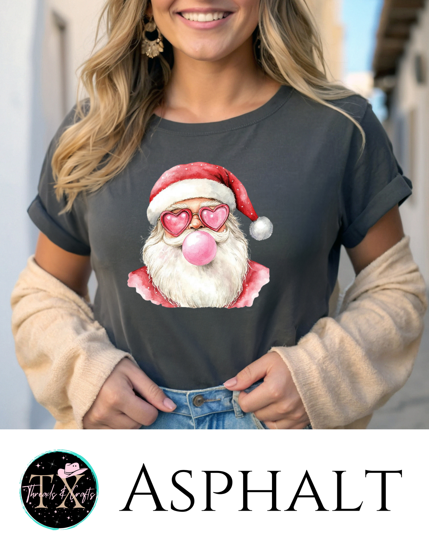 Santa Bubblegum unisex tee