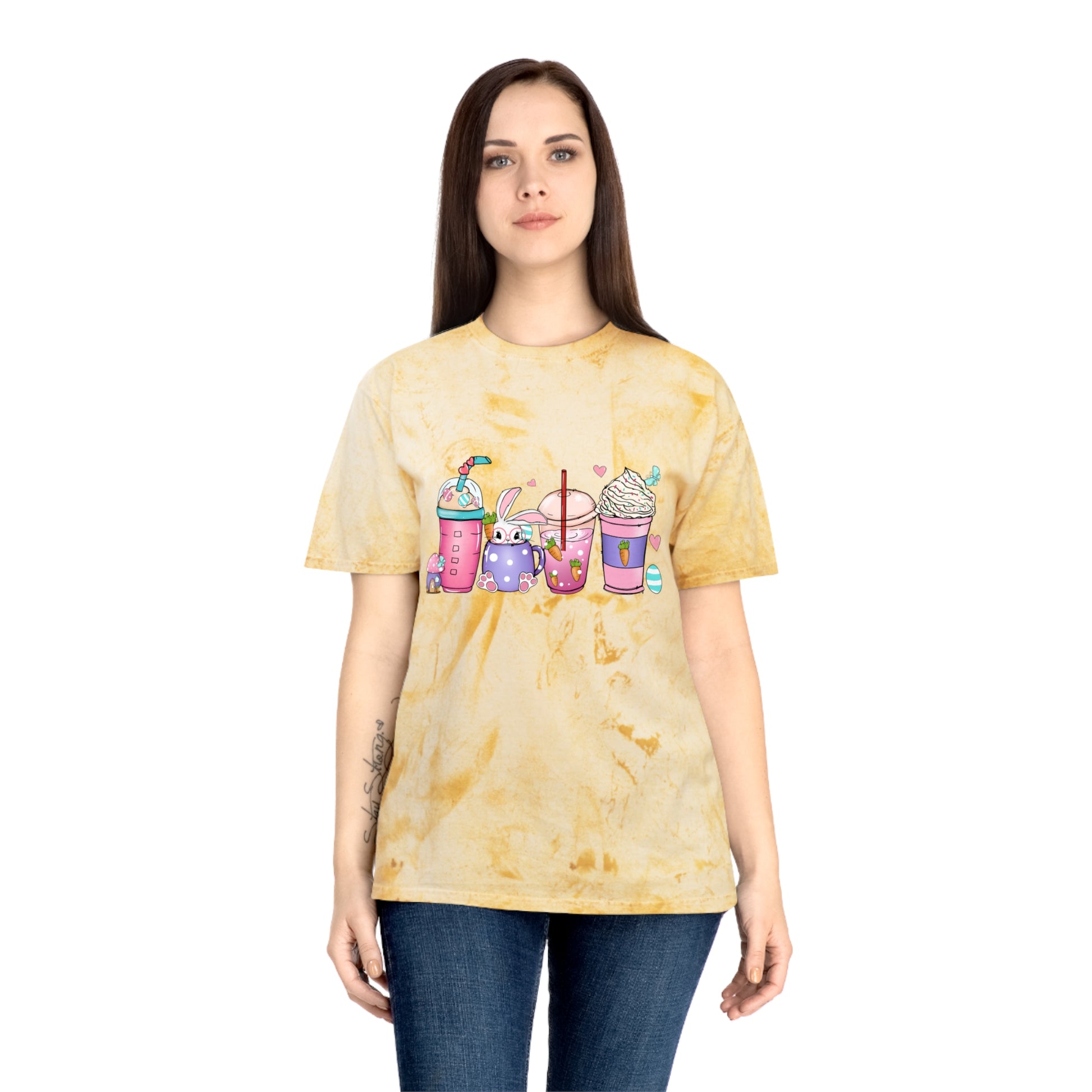 Easter Coffee Unisex Color Blast T-Shirt - TX Threads & Crafts