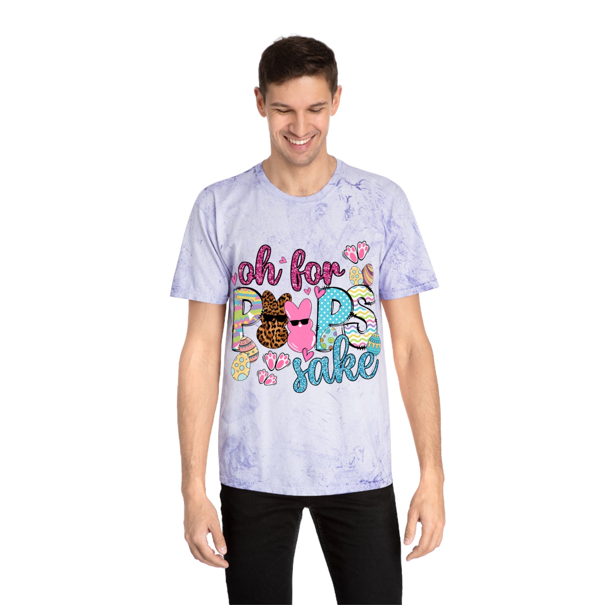 Oh for Peeps Sake Unisex Color Blast T-Shirt - TX Threads & Crafts