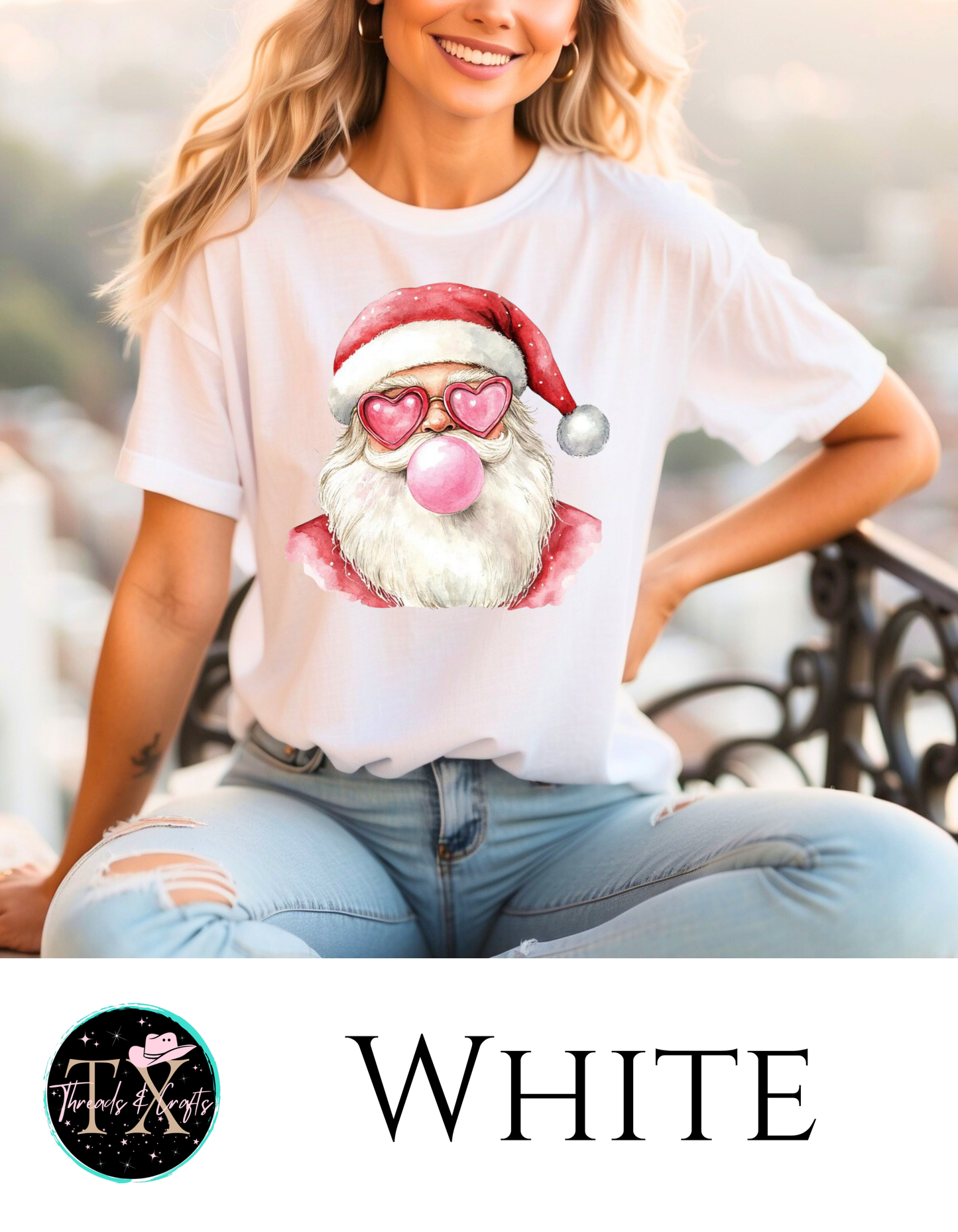 Santa Bubblegum unisex tee