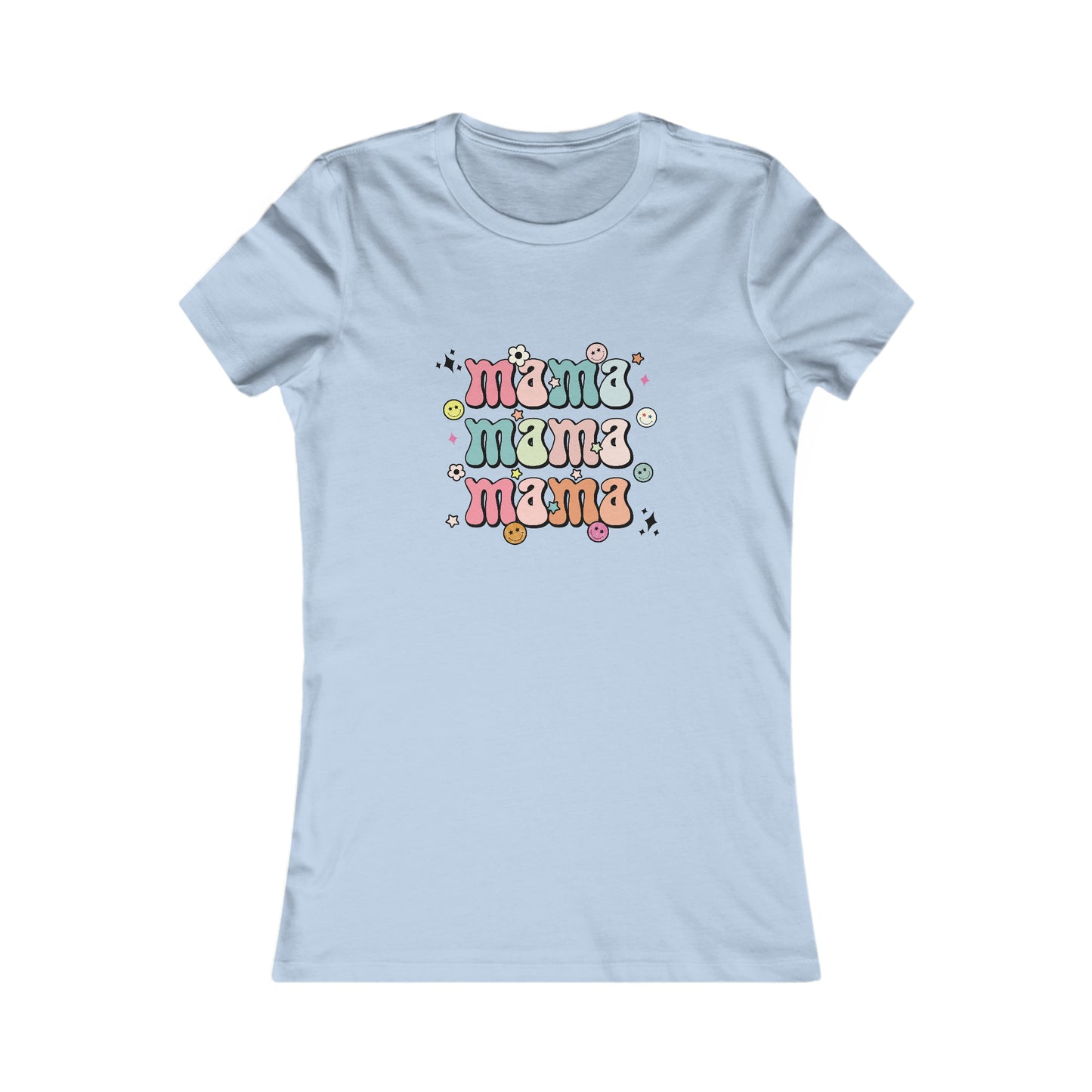 Mama Retro Women's Favorite Tee - TX Threads & Crafts