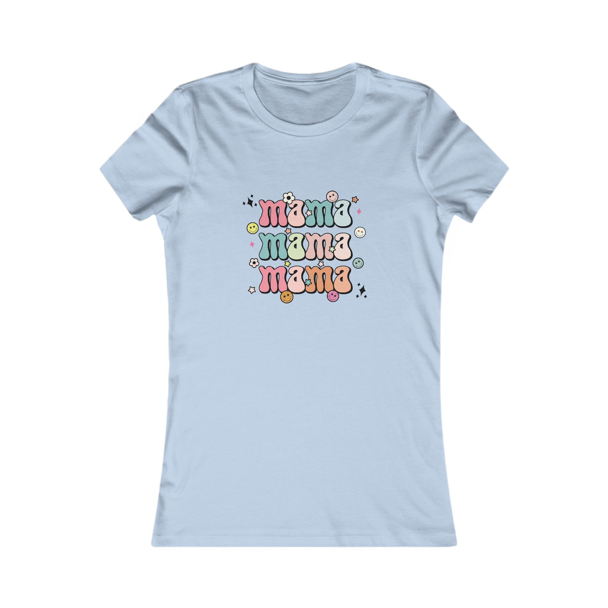 Mama Retro Women's Favorite Tee - TX Threads & Crafts
