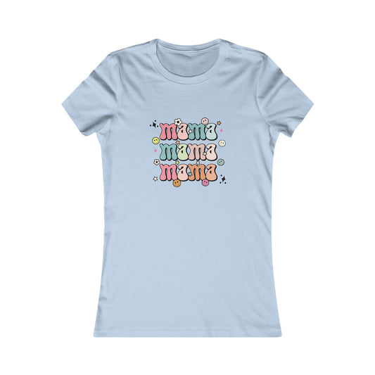 Mama Retro Women's Favorite Tee - TX Threads & Crafts