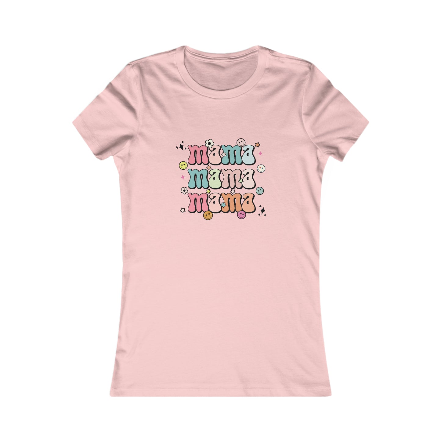 Mama Retro Women's Favorite Tee - TX Threads & Crafts