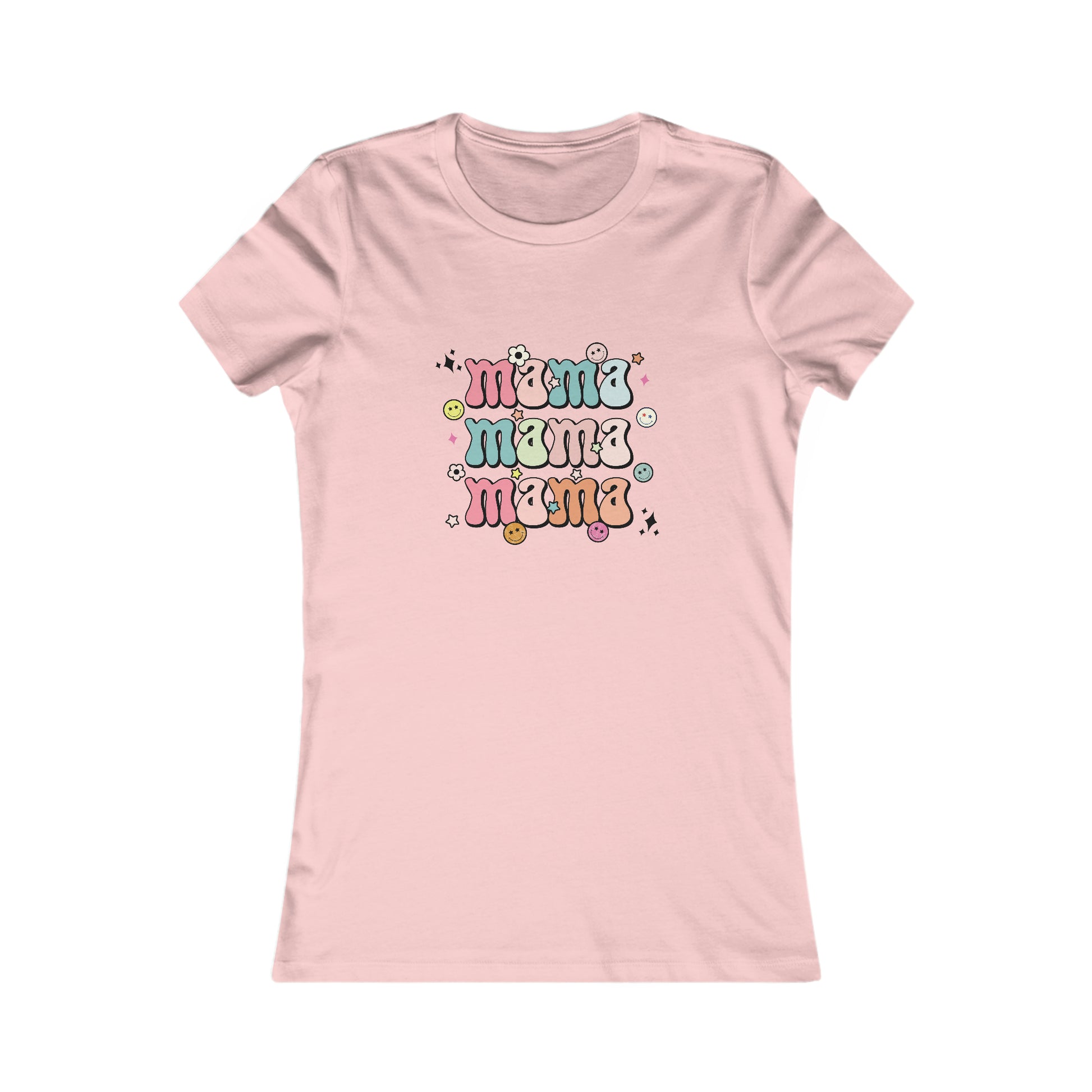 Mama Retro Women's Favorite Tee - TX Threads & Crafts