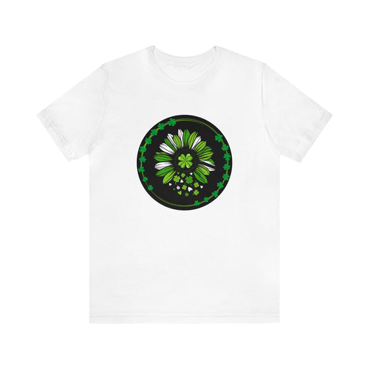 St. Patrick's Flower Unisex Jersey Short Sleeve Tee - TX Threads & Crafts