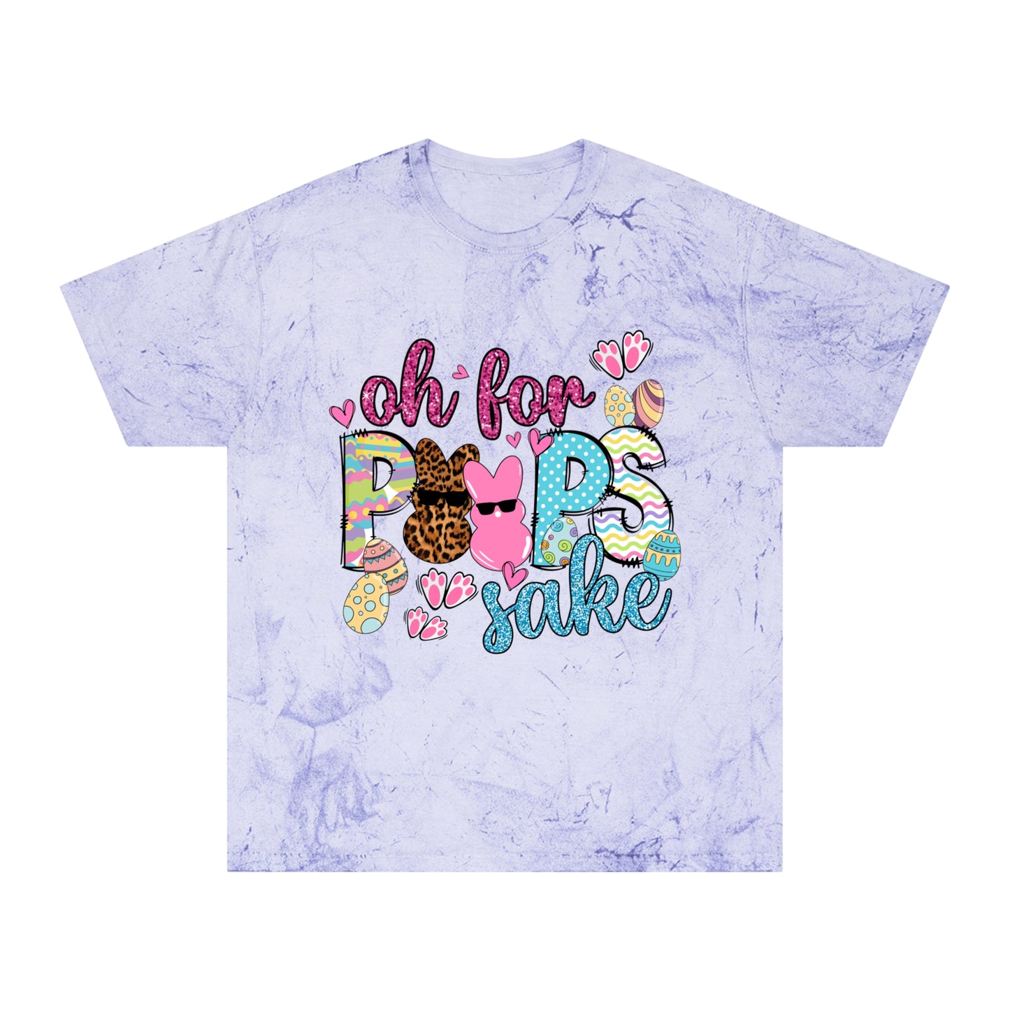 Oh for Peeps Sake Unisex Color Blast T-Shirt - TX Threads & Crafts