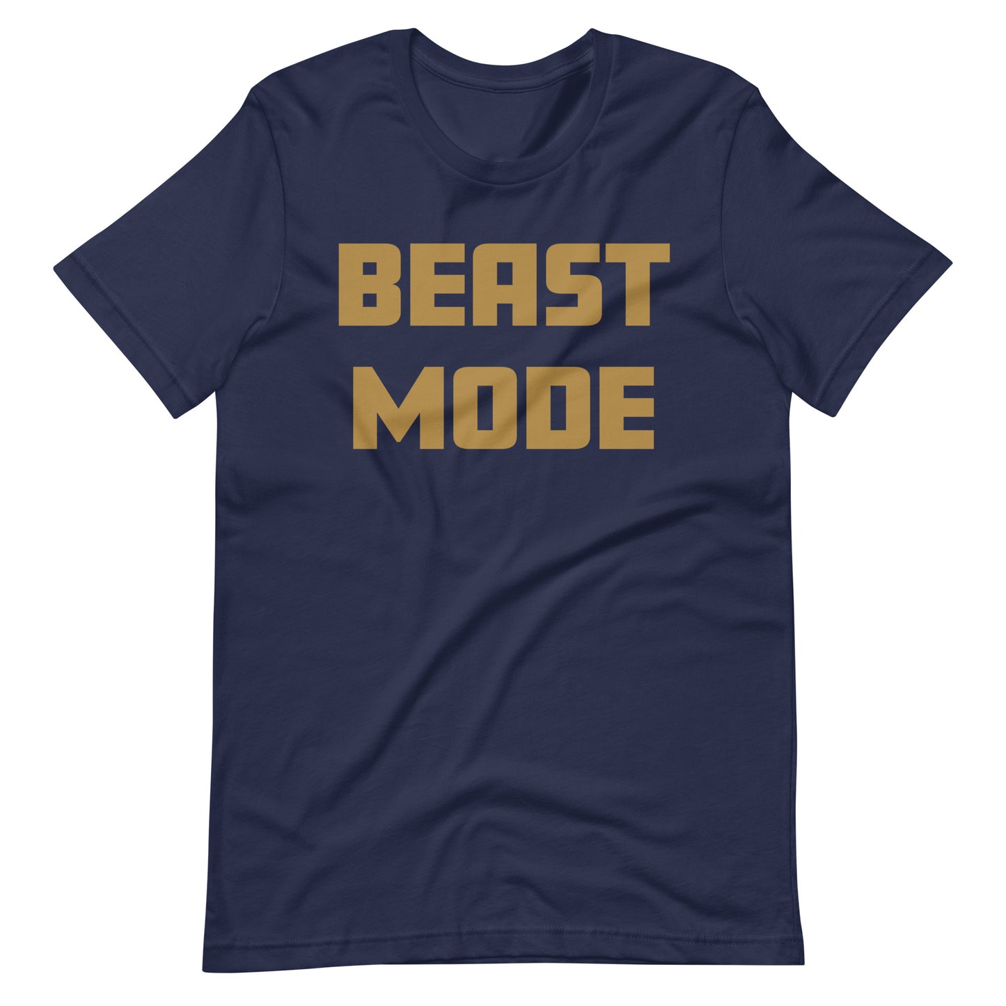 Gold Beast Mode Unisex t-shirt - TX Threads & Crafts